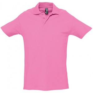 POLO PIQUÉ M/M 3 BOT SPRING ROSA ORQUÍDEA 